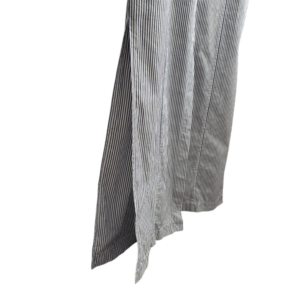 Jenni Kayne Striped Maxi Shirt Cotton dress Size M Blue White Casual Resort - Picture 4 of 7